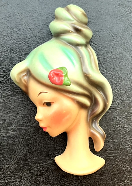 Cortendorf Wandmaske Nr 3666 Midcentury Vintage Rockabilly #1035