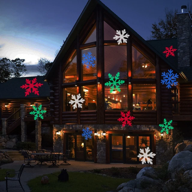 WATERPROOF SNOWFLAKE LIGHTS Outdoor Holiday Display Christmas