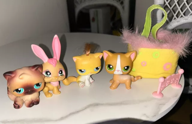 LPS Littlest Pet Shop - 4 Pets & More - #22, 42, 72 & 506. Vintage / Authentic