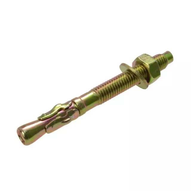 Wedge Anchor M12 (12mm) Metric Coarse Claw Bolt Through Concrete Zinc Yellow 3