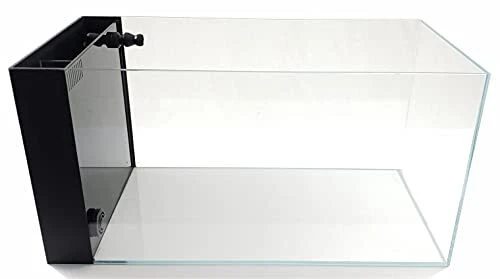 LIFEGARD Low Iron Ultra Clear 7.5 Gallon Crystal Aquarium with Built in Side ...