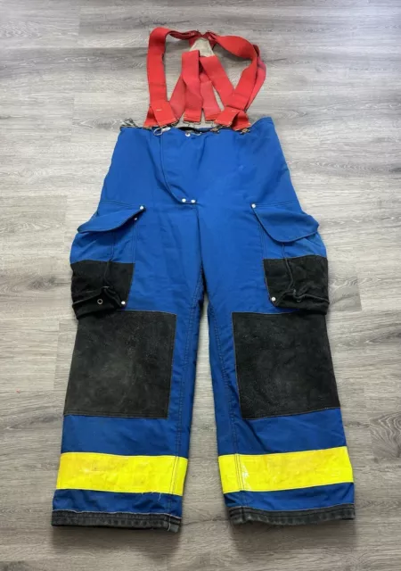 Vtg 90’s Janesville Lion FIREFIGHTER Fireman TURNOUT Bunker PANTS 34R 🔥