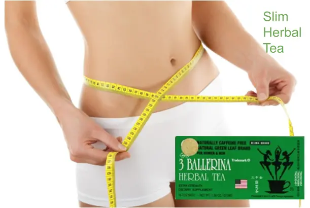 3 Ballerina Herbal Tea Extra Strength 18 Bags Slim Diet Tea Natural