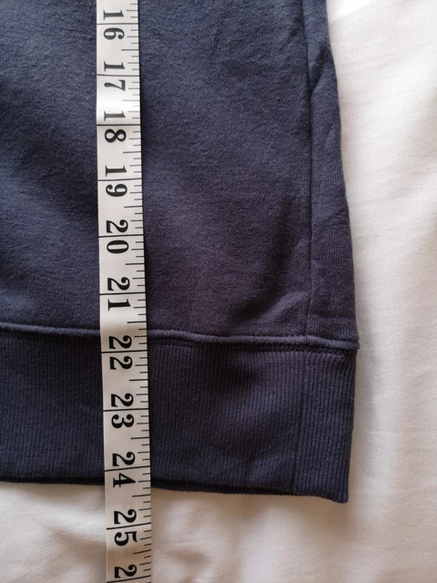 Columbia marineblau Nomadendruck Pullover mit Rundhalsausschnitt Baumwolle/Poly - Damen groß 11