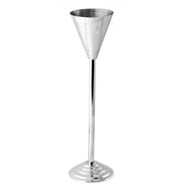 Hammered Finish Conical Wine Champagne Ice Bucket & Stand for Restaurants Bars