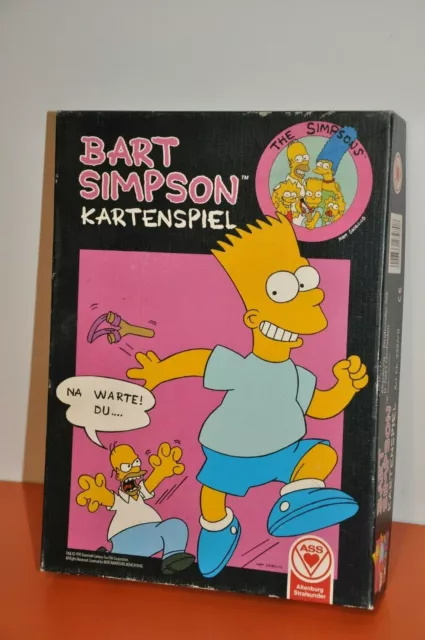 The SIMPSONS - RARE BART SIMPSON "CARD GAME" BOARDGAME from GERMANY/1991