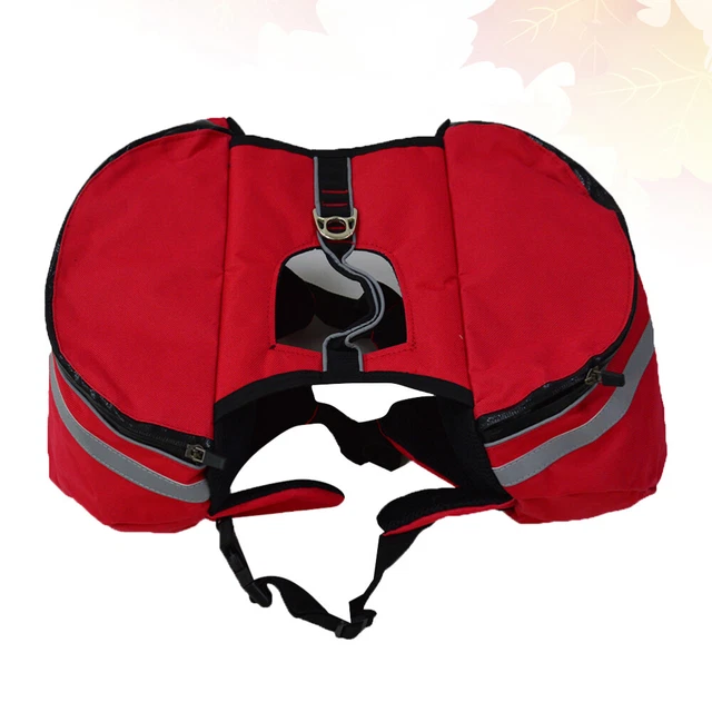Zaino cane attrezzatura da campeggio zaini cane contenitore cibo borsa piede da viaggio