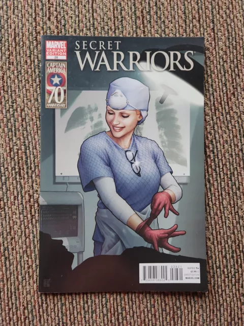 Secret Warriors #28 Captain America 70th Anniversary Variant Hickman Vitti VHTF