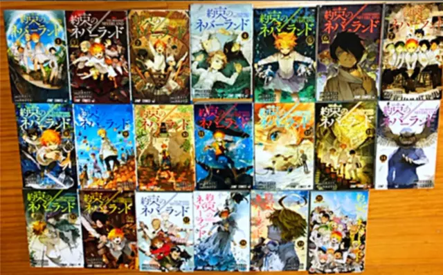 THE PROMISED NEVERLAND Kaiu Shirai Manga Volume 1-15 English Comic DHL  Version