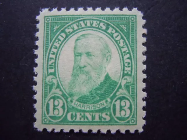 #622 13c Benjamin Harrison MNH OG XF CV $32 #1 "Includes New Mount"