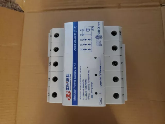 ZG 200A 3 PHASE Modular Power Supply SPD DIN RAIL MOUNT SURGE PROTECTION DEVICE