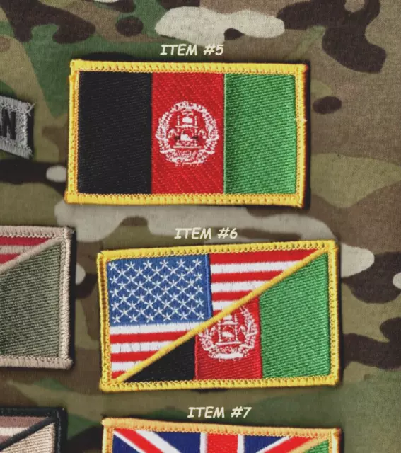 Jsoc Sp Ops Gelenk Task Force Jtf Vêlkrö 2-PC: US / Afghanistan Flagge ( Ware #5