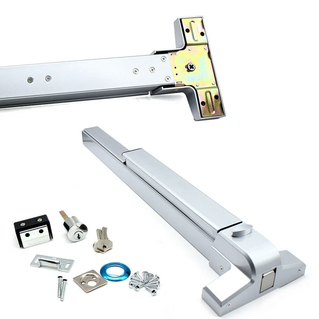 Commercial Grade Door Push Bar Exit Panic Device lock Emergency Hardware Latches