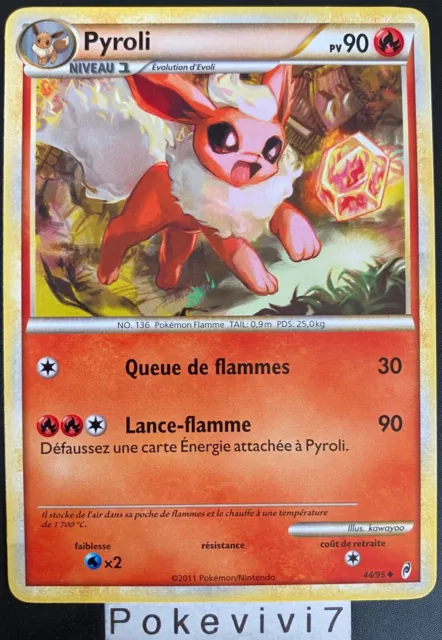 Carte Pokemon PYROLI 44/95 Unco L'Appel des Légendes FR