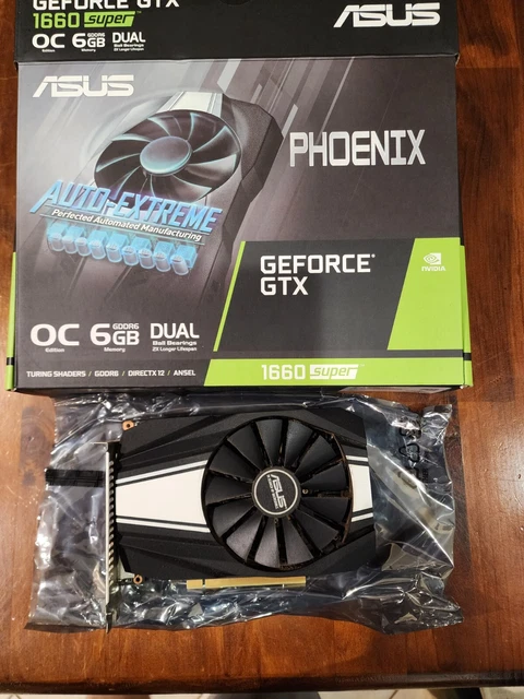 ASUS PHOENIX GEFORCE GTX 1660 SUPER OC Edition 6GB GDDR6 Video