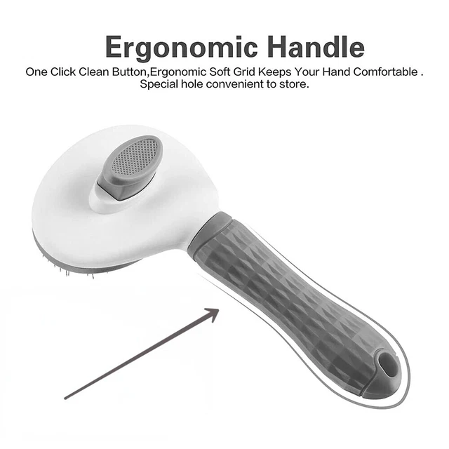 Pet Hair Remover Dog Cat Comb Grooming Massage Deshedding  Cleaning Brush 3