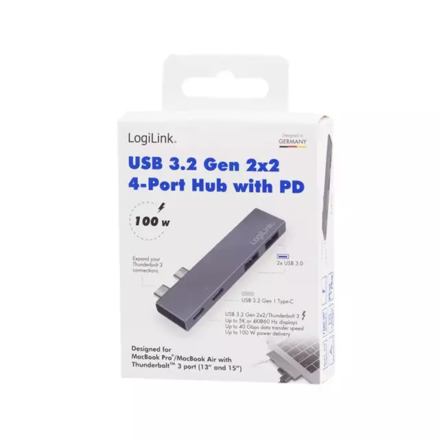 LogiLink Station daccueil USB-C® UA0399 Convient pour les marques: Apple 3