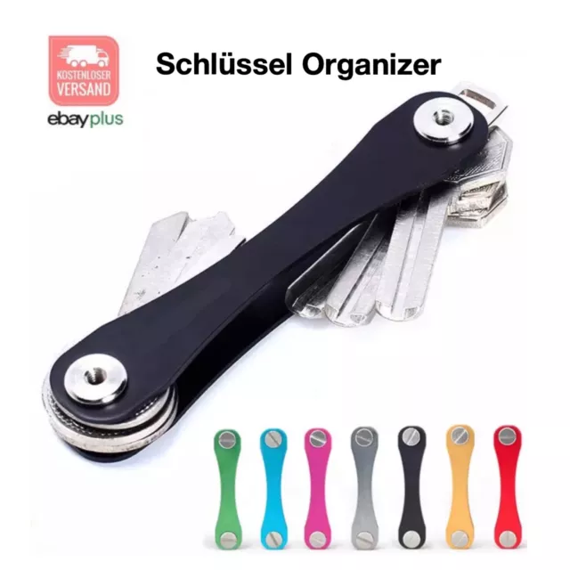 Schlüssel Organizer Schlüsselbund Alu Key Holder Etui Anhänger Schlüssel Halter