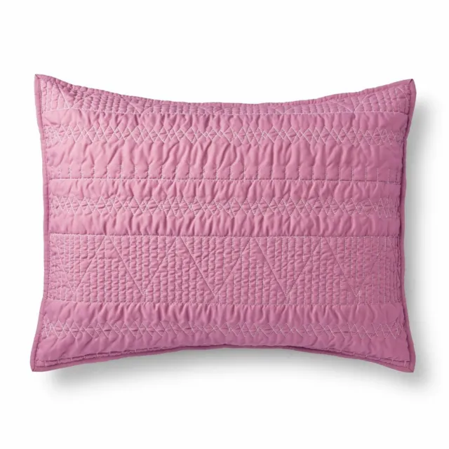 Xhilaration Mauve Pink Soft Quilted Sham, Standard 20"x26"