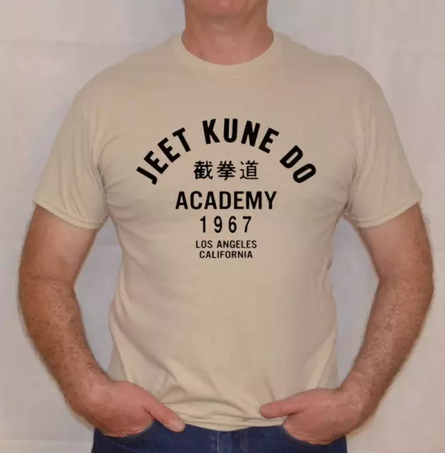 Camicia Jeet Kune Do,Bruce Lee, Accademia, Kung Fu,Karate, Arti Marziali, Divertimento