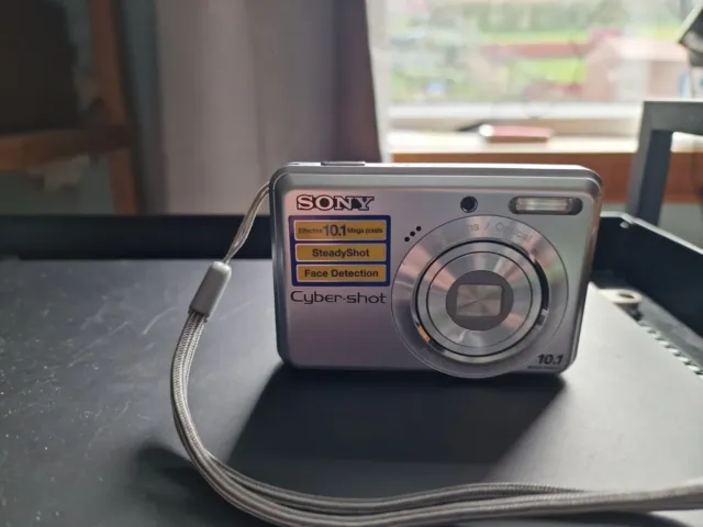 Sony Cyber-shot DSC-S930 10.1MP Digital Camera - Silver