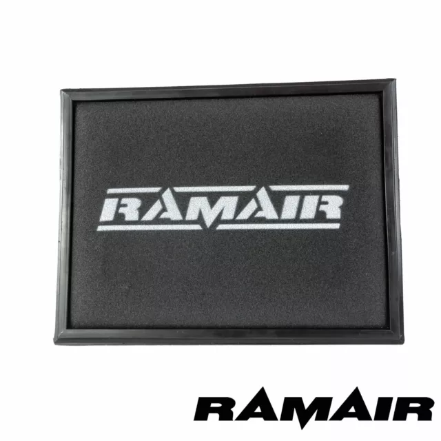 RamAir - Filtro de aire de recambio tipo panel de espuma para Opel Astra Diesel