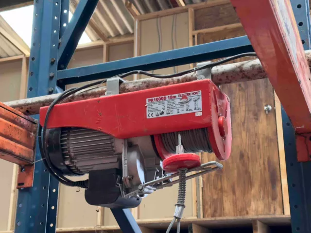 Electric Winch Hoist Crane Workshop Garage Cable Lift 500/1000kg