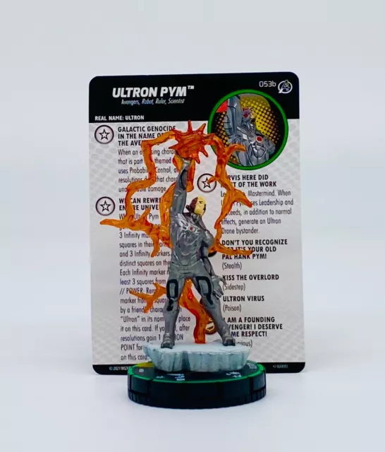 Heroclix Avengers Fantastic Four Empyre Ultron Pym #053b Super Rare Prime Card