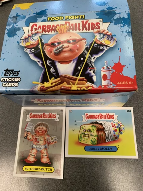2021 Garbage Pail Kids Food Fight Complete 200 Card Base Set With Wrapper
