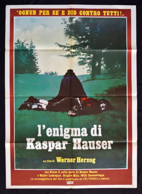 Manifesto L'Enigma By Kaspar Hauser Werner Herzog Ladengast Semmelrogge A114