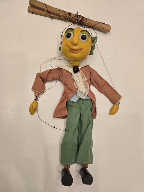 RARE marionnette Pelham Mr Turnip avec boîte d'origine