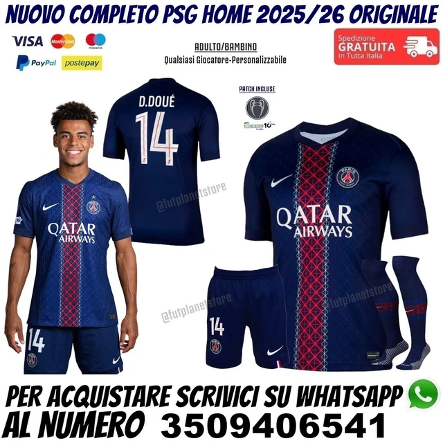 Désiré Doué PSG Clearance Kits , Paris Saint-Germain On Sale Clothing, Apparel