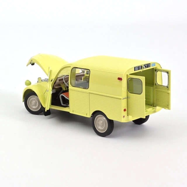 Norev Citroën 2CV Fourgonnette - Commerciale Grise - Collection N°16 - Plastique