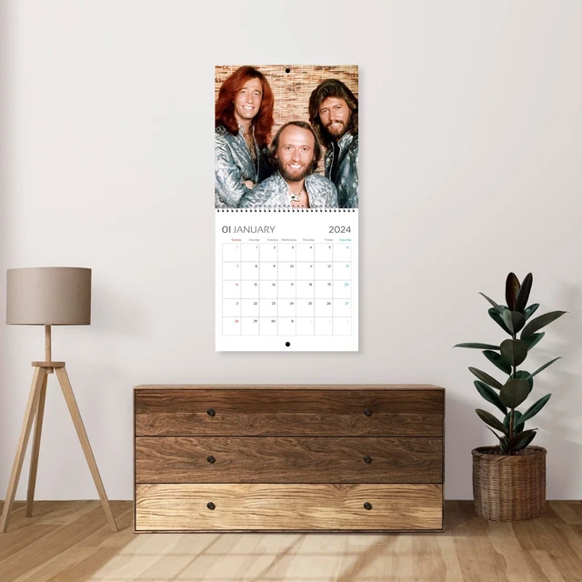 BEE GEES CALENDAR 2024 Bee Gees 2024 Celebrity Wall Calendar