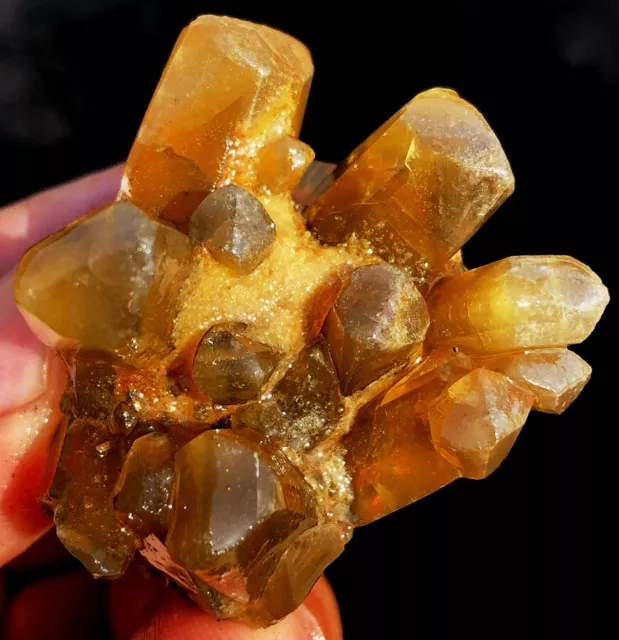 57g WOW! RAW Complete Natural Yellow Barite Crystal Cluster Specimen ia7006