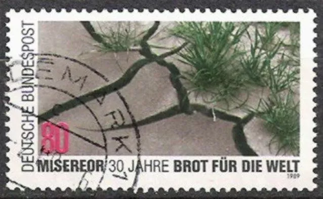 BUND Nr.1404 Brot für die Welt, Misereor 1989, gestempelt