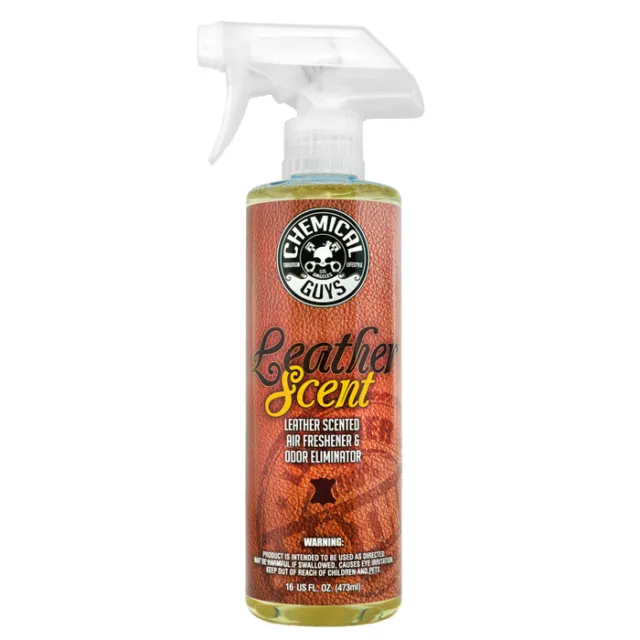 Chemical Guys Air Freshener - Premium Leather Scent & Odour Eliminator 16oz