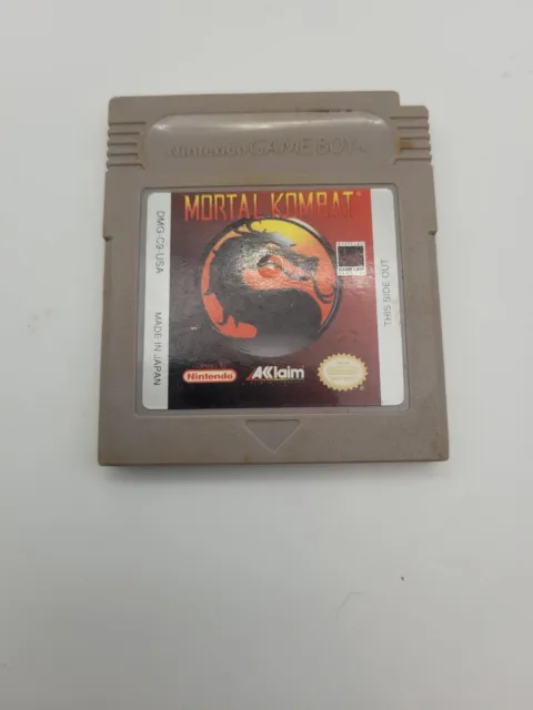 Mortal Kombat (Nintendo Game Boy, 1993) Cart Only