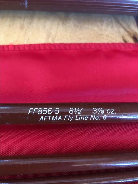 Fenwick Voyager model FF 856 -travel/pack 5-piece fiberglass fly rod w tube