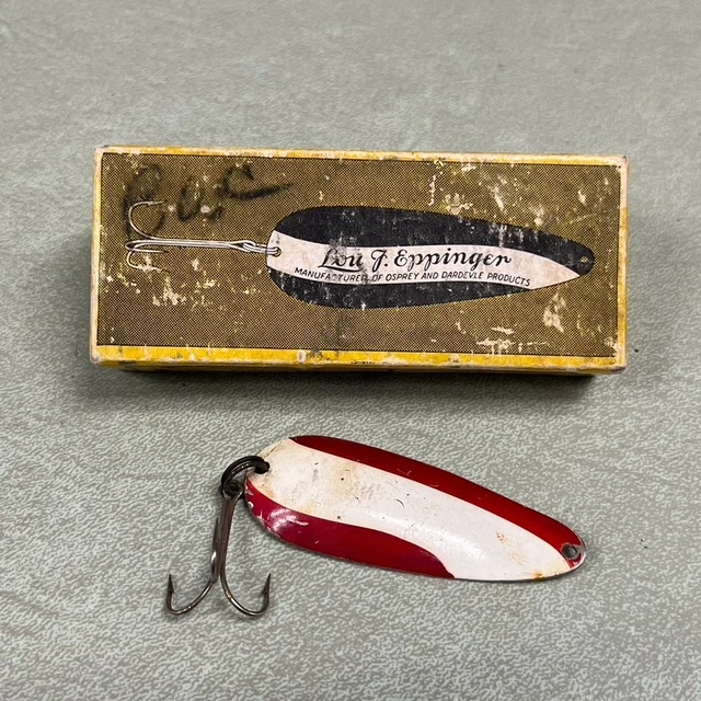Cuillère De Pêche Vintage Lou J. Eppinger – Huskie Devle, Avec Boîte