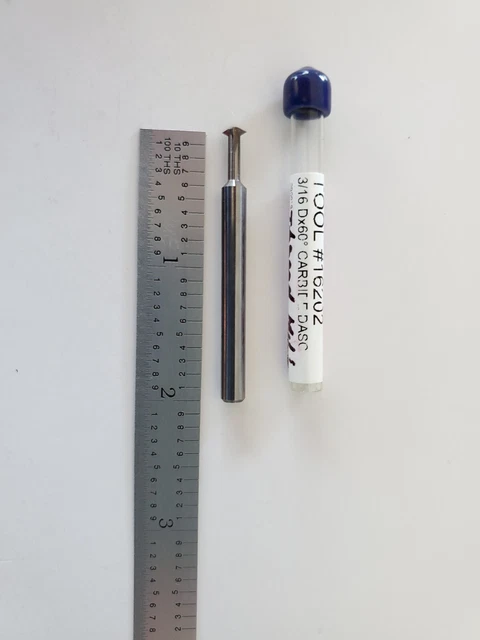 Harvey tool Carbide 3/16 Thread mill 4 Flute #16202 (.375 Depth X .187 Shank)