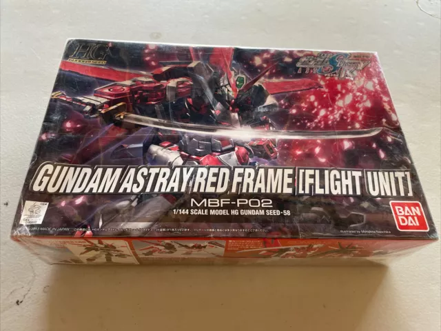 BANDAI HG 1/144 Gundam Astray Red Frame Flight Unit MBF-P02 SEED ...