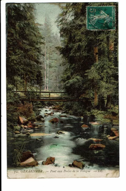 CPA-Carte postale  FRANCE- Gerardmer - Le Pont aux Perles de la Vologne-1913
