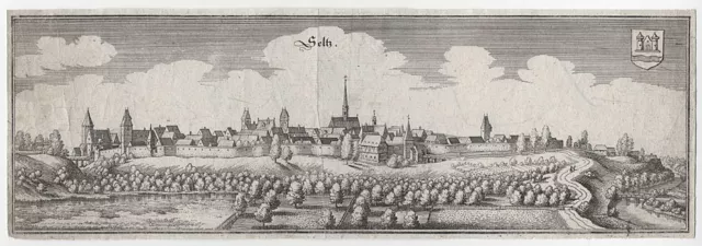 Seltz (Elsass/Frankreich) : Kupferstich/M. Merian, um 1650