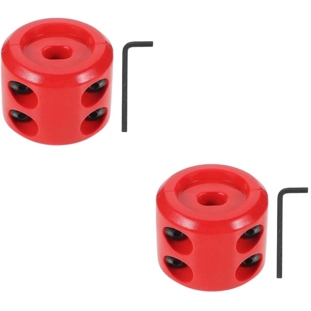 2 set protezione cavo gomma argano cavo gancio arresto verricello tappo gancio rosso