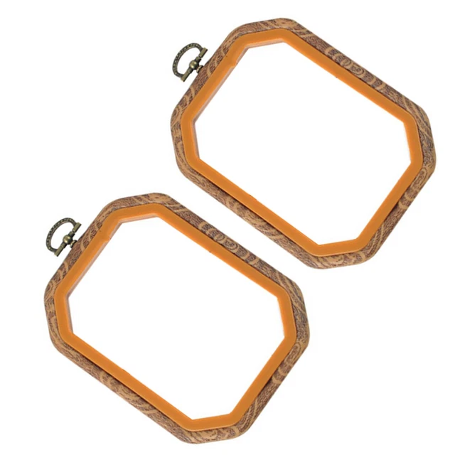 2pcs Nähen Ringe Hoops DIY Stickerei Kreis Stickerei Hoops Stickerei Kreis 2