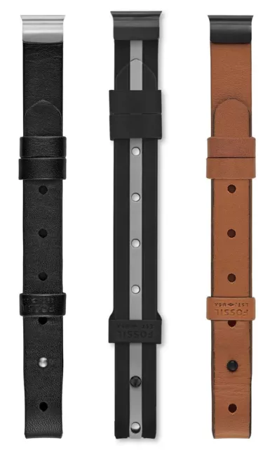 Genuine Fossil Q Reveler activity tracker band, New w/ Tags, leather or silicone