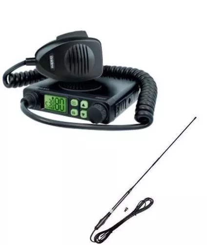 UNIDEN UH5000NB 5W VEHICLE+AT870 UHF ANTENNA+3DBi WHIP 80 CHANNEL UHF RADIO PACK