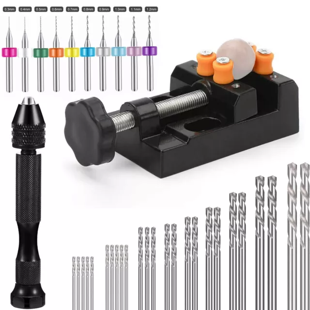 26-102x PCB Carbide Micro Twist Drill Bits Set Jewelry Rotary Tool 0.5mm-3.0mm