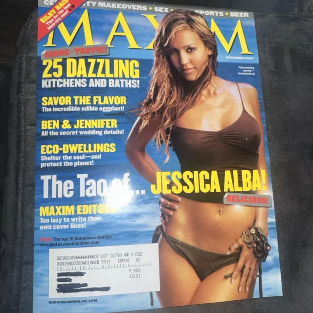 Maxim 71 November 2003 Magazine Jessica Alba